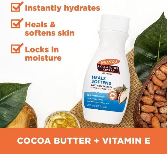 Picture of PALMER'S COCOA BUTTER FORMULA WITH VITAMIN E LOTION 250 ML