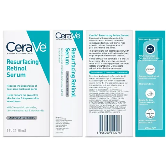Picture of CERAVE RESURFACING RETINOL SERUM 30ML