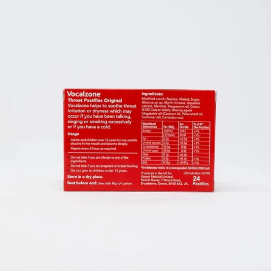 Picture of VOCALZONE THROAT PASTILLES – ORIGINAL