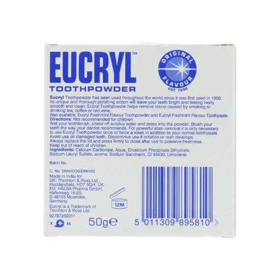 Picture of Eucryl Toothpowder Original 50g