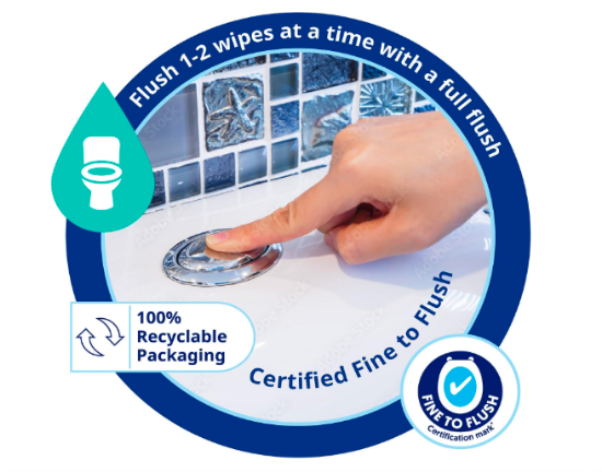 Picture of ELEGANCE MOIST TOILET TISSUE WIPES 40 SHEET